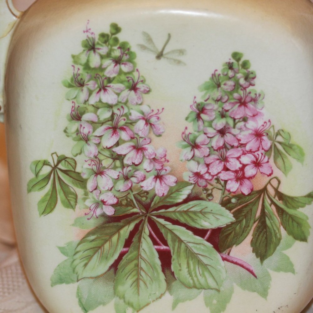 Antique Vintage Austrian Porcelain Hand Painted Decorative “Pillow” Vase Unique - Picture 2 of 6